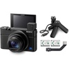 image:imageSony RX100 VII Premium Compact Camera with 10Type Stacked CMOS Sensor DSCRX100M7 Black  24200mm F2845 Zeiss 20fps Af and Ae 4K Xga Evf 3 Tilting LCDw Shooting Grip Kit