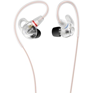 image:imageSony IERM500 Wired inEar Monitor Earphones for Professional amp Live Performances Strong Noise Isolation Secure amp Comfortable Fit Red and BlueClear